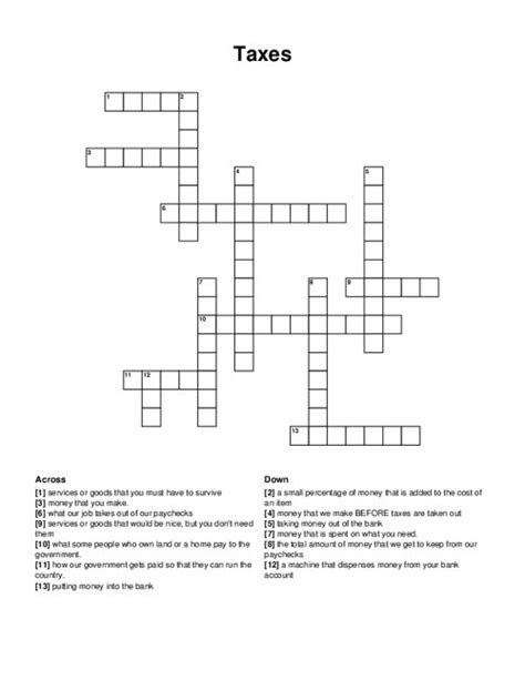 taxed crossword clue|tax crossword clue 4 letters.